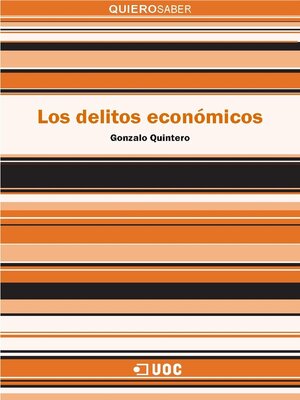 cover image of Los delitos económicos